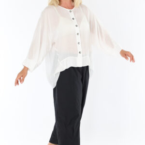 BİZE BZ187 Flow Blouse White