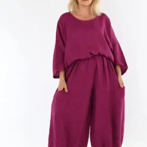 qozaa qz0202 relaxed linen two piece set